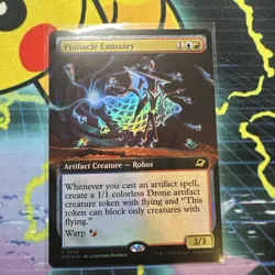 Pinnacle Emissary Foil Edge of Eternities Magic: The Gathering extended art - Image 1