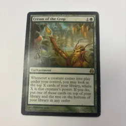 MTG Cream of the Crop Morningtide 117 / 150 Damaged Enchanted - Image 1