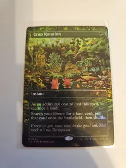 Crop Rotation Borderless FOIL MTG Secret Lair Encyclopedia of Magic Nm/M - Image 1