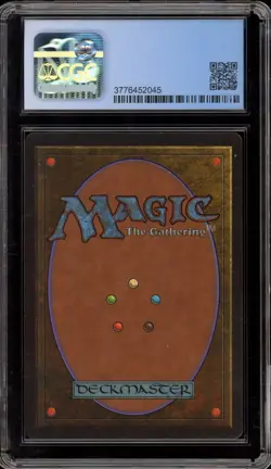 Magic The Gathering MTG Scrubland Revised Rare CGC 9 Mint - Image 2