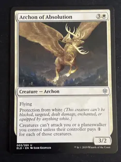 1x Archon of Absolution (003) Throne of Eldraine LP MTG Magic x1 MKE - Image 1