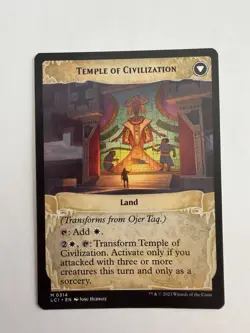 MTG Ojer Taq, Deepest Foundation (314/491) The Lost Caverns of Ixalan NM - Image 2