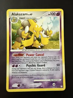 Pokemon TCG Mysterious Treasures Alakazam 2/123 Rare Holo Near Mint - Image 1