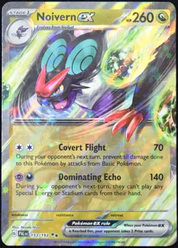 Pokemon TCG Noivern ex 153/193 2023 Paldea Evolved Double Rare Card - NM - Image 1