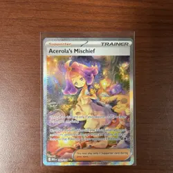 Pokemon Mega Evolution Acerola's Mischief 183/132 SIR Special Illustration Rare - Image 1