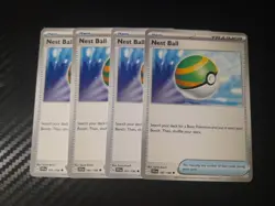 4x Nest Ball 181/198 x4 - Scarlet & Violet - Pokemon TCG - Playset - Image 1