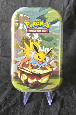 Pokemon Scarlet & Violet Prismatic Evolutions Mini Tin Jolteon New Sealed - Image 1