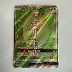 Pokemon Pheromosa GX 140/156 Ultra Prism Ultra Rare Full Art Holo LP - Image 1