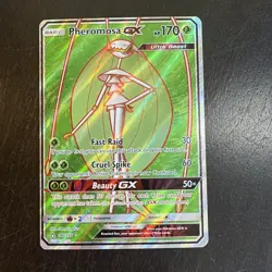 Pokemon Pheromosa GX 140/156 Ultra Prism Ultra Rare Full Art Holo LP - Image 4