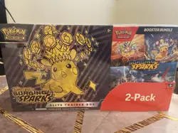 Pokemon Surging Sparks Elite Trainer Box and Booster Bundle Costco, 2-Pack - Image 1