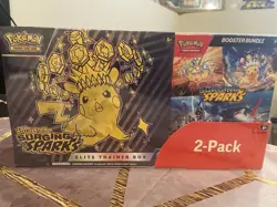 Pokemon Surging Sparks Elite Trainer Box and Booster Bundle Costco, 2-Pack - Image 2