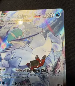 Pokemon Astral Radiance Ice Rider Calyrex VMAX Ultra Rare Holo TG15/TG30 NM - Image 3
