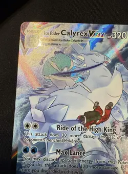 Pokemon Astral Radiance Ice Rider Calyrex VMAX Ultra Rare Holo TG15/TG30 NM - Image 4