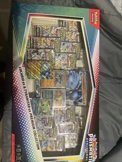 Pokemon Lucario Ex & Tyranitar Ex Premium Collection Prismatic Evolutions TCG - Image 1