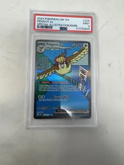 Pokemon 2023 Obsidian Flames EN Pidgeot ex 225/197 PSA 9 - Image 2