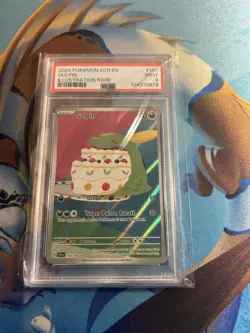 2024 Gulpin 154/142 Pokemon SCR EN PSA 9 Illustration Rare SV SCR EN - Image 1