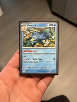 🌀 Pokemon TCG Golduck MEP 008 Mega Evolution Pokemon Blister Promo SWIRL 🌀 - Image 1