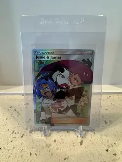 Pokemon TCG Jesse and James Trainer Card Full Art 68/68 Hidden Fates - Image 1