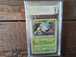 Pokemon Cards promo Holo mcdonalds 2/12 exeggutor graded slab card gold art b9 - Image 1