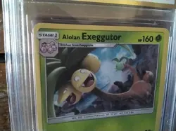 Pokemon Cards promo Holo mcdonalds 2/12 exeggutor graded slab card gold art b9 - Image 2