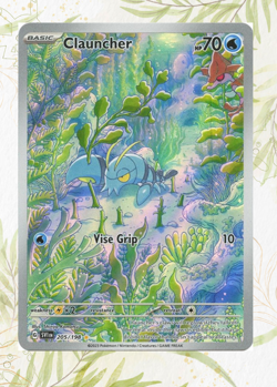 Clauncher 205/198 Scarlet & Violet Pokemon TCG Card Full Art NM/Mint - Image 1