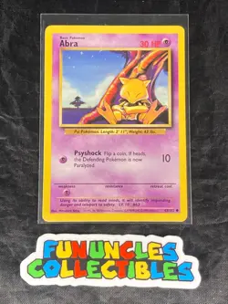 Abra - 43/102 Common Base Set Unlimited Pokemon Card - Image 1