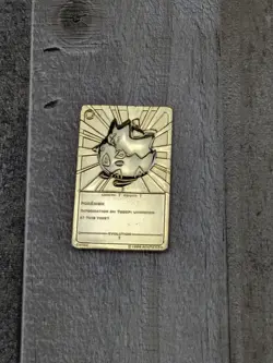 Pokemon Trading Card Gold Plated Togepi 1999 Burger King Vintage - Image 2