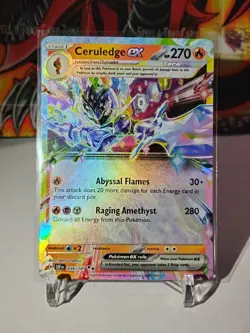 Pokemon TCG Ceruledge EX 036/191 Surging Sparks Double Rare Tera Card - Image 1