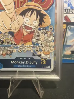 Monkey D. Luffy - P-033 - PSA 10 - Promo - English - One Piece Card Game - Image 3