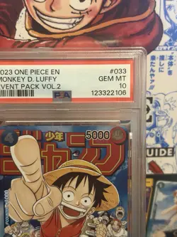 Monkey D. Luffy - P-033 - PSA 10 - Promo - English - One Piece Card Game - Image 4