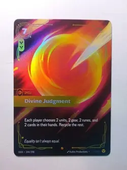 Riftbound Divine Judgement Card Origins OGN 244/298 League Of Legends English - Image 1