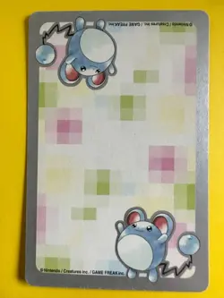 Ampharos pokemon Playing Poker Card Silver Marill Nintendo Japanese - Image 4