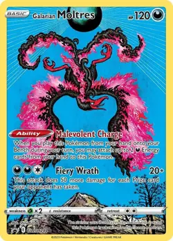 Galarian Moltres SWSH284 2023 Sword & Shield Promo Pokemon Card - Image 1