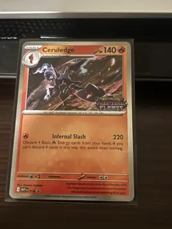 Ceruledge - Prerelease Promo Pokemon Card MEP 014 Phantasmal Flames Stamp NM - Image 1