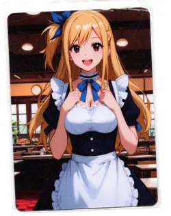 DUAL Lucy Heartfilia (Fairy Tail) Lewd Hentai Anime Waifu Card ACG NSFW - Image 2