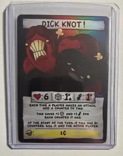 The Binding Of Isaac Four Souls Dick Knot Rare Limited Promo Tape Worm Card - Image 1