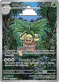 Exeggutor 135/132 IR Mega Evolution English Pokemon Card - Near Mint - Image 1