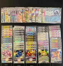 Pokemon TCG Japanese 100 Card Assorted Lot ALL Ultra Rare V VMAX VSTAR EX GX CHR - Image 1