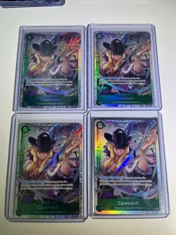 One Piece PRB02 Cavendish English Playset EB01-012 4 Card Premium Set Best Vol.2 - Image 1
