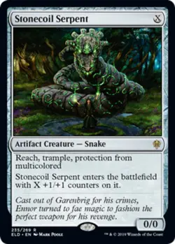 1x Stonecoil Serpent Light Play MTG Magic - Kid Icarus - - Image 1