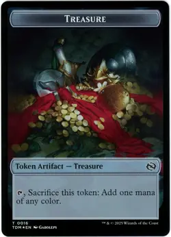 Zombie Druid / Treasure Double-Sided Token (Foil) - 0010/0016 - Tarkir - NM - Image 2