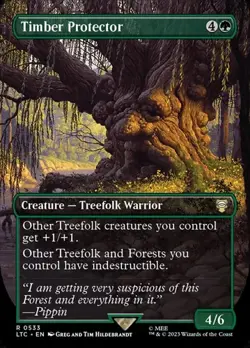 Timber Protector - Extended Art LTC NM MTG - Image 1
