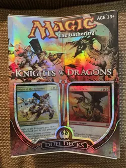 Magic Mtg KNIGHTS VS DRAGONS Duel Deck! (Sealed, Mint) - Image 1