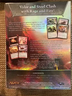 Magic Mtg KNIGHTS VS DRAGONS Duel Deck! (Sealed, Mint) - Image 2
