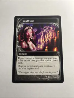 Snuff Out (Future Sight) - Mystery Booster 2 MTG Plus Bonus Rare!!! - Image 1