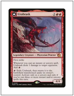 1x Urabrask / The Great Work, 169, March of the Machine, Magic MTG NM - Image 1