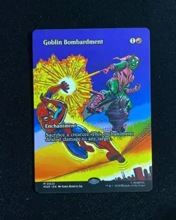 2025 Magic The Gathering MTG Marvel EN #M 0023 Borderless Goblin Bombardment GAV - Image 1