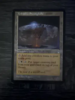 Volrath's Stronghold MTG Stronghold Lightly Played (LP) Magic the Gathering - Image 1