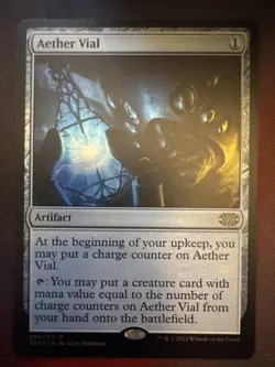 Aether Vial Double Masters 2022 Foil - Image 1