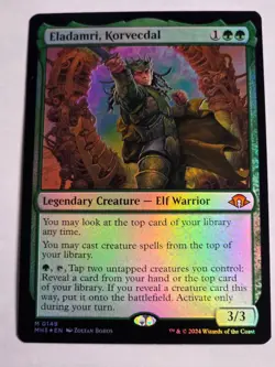 MTG - Eladamri, Korvecdal FOIL- Modern Horizons 3 - Image 1